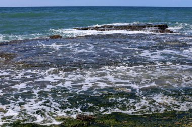Akdeniz'de İsrail devletinin kuzey kıyısında 