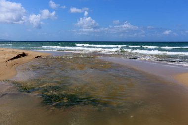 Akdeniz'de İsrail devletinin kuzey kıyısında 