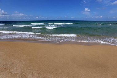 Akdeniz'de İsrail devletinin kuzey kıyısında 