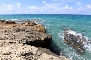 Akdeniz'de İsrail devletinin kuzey kıyısında 
