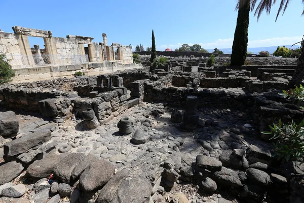 Kapernaum Ist Eine Antike Stadt Ufer Des Sees Kinneret Israel — Stockfoto