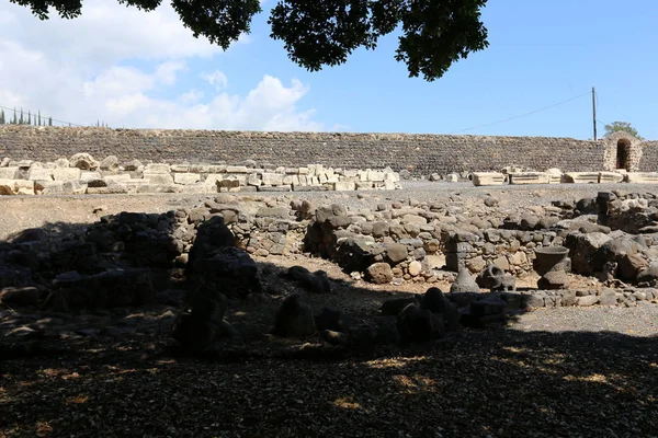 Capernaum Ancient City Located Coast Lake Kinneret Israel — Stock Photo, Image