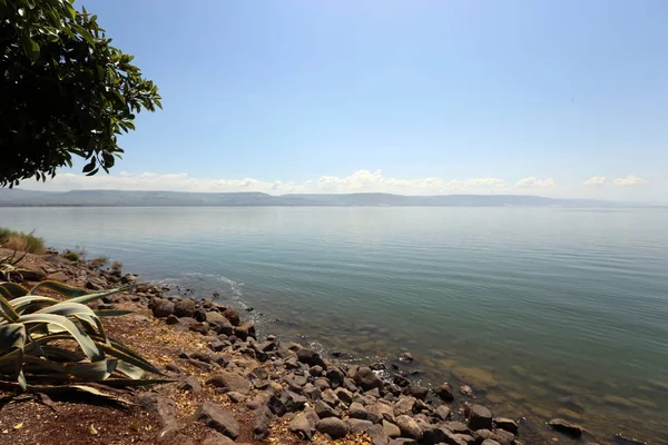 Kinneret Lago Água Doce Nordeste Israel — Fotografia de Stock