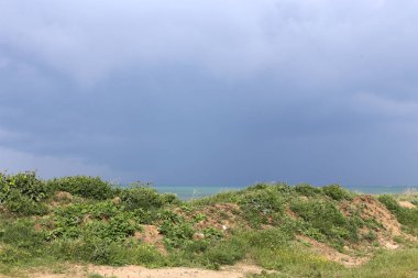 Akdeniz'de İsrail devletinin kuzey kıyısında 