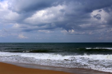 Akdeniz'de İsrail devletinin kuzey kıyısında 