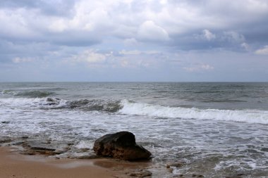 Akdeniz'de İsrail devletinin kuzey kıyısında 