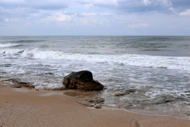 Akdeniz'de İsrail devletinin kuzey kıyısında 