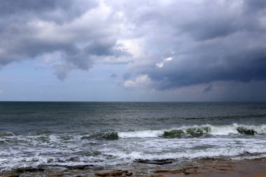 Akdeniz'de İsrail devletinin kuzey kıyısında 