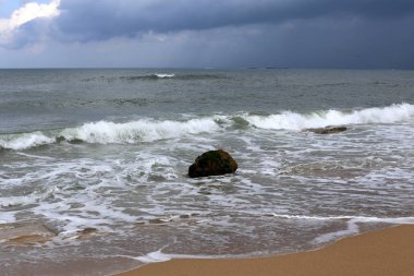 Akdeniz'de İsrail devletinin kuzey kıyısında 