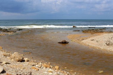Akdeniz'de İsrail devletinin kuzey kıyısında 