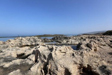 Akdeniz'de İsrail devletinin kuzey kıyısında 