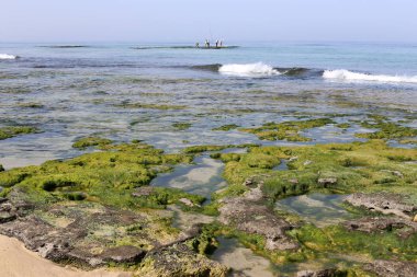 Akdeniz'de İsrail devletinin kuzey kıyısında 