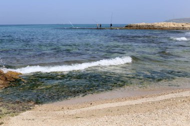 Akdeniz'de İsrail devletinin kuzey kıyısında 