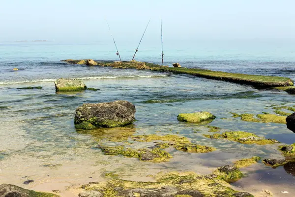 Kusten Medelhavet Norra Delen Staten Israel — Stockfoto