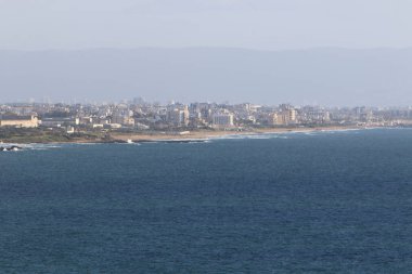 Akdeniz'de İsrail devletinin kuzey kıyısında  