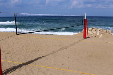 Akdeniz'de İsrail devletinin kuzey kıyısında  