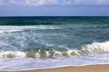 Akdeniz'de İsrail devletinin kuzey kıyısında  