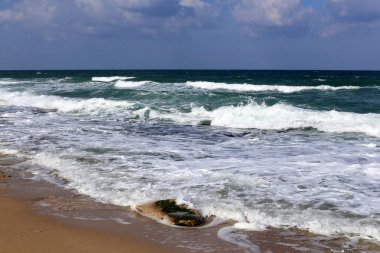 Akdeniz'de İsrail devletinin kuzey kıyısında  