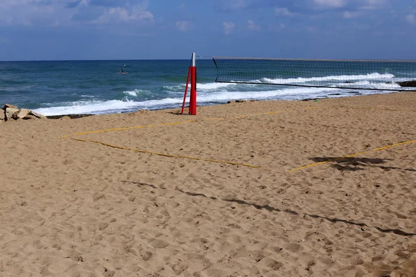 Côte Mer Méditerranée Nord État Israël — Photo