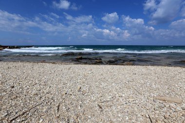 Akdeniz'de İsrail devletinin kuzey kıyısında  