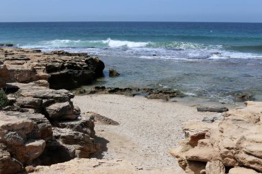 Akdeniz'de İsrail devletinin kuzey kıyısında  