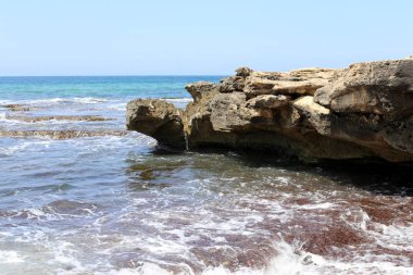 Akdeniz'de İsrail devletinin kuzey kıyısında  