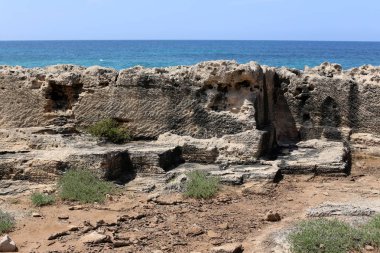Akdeniz'de İsrail devletinin kuzey kıyısında  