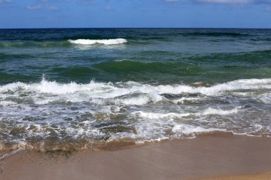 Akdeniz'de İsrail devletinin kuzey kıyısında  