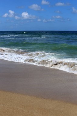 Akdeniz'de İsrail devletinin kuzey kıyısında  