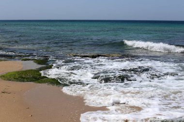 Akdeniz'de İsrail devletinin kuzey kıyısında  