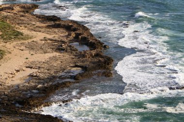 Akdeniz'de İsrail devletinin kuzey kıyısında  