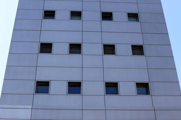 Small Window Big City Northern Israel — Stock Photo, Image