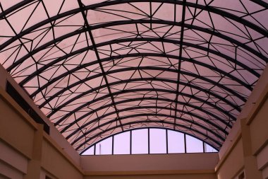 İnşaat ve mimari büyük bir şehir sokaklarında geometrik şekiller 