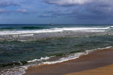 Akdeniz'de İsrail devletinin kuzey kıyısında 