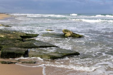 Akdeniz'de İsrail devletinin kuzey kıyısında 