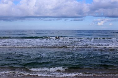 Akdeniz'de İsrail devletinin kuzey kıyısında 