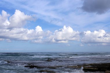 Akdeniz'de İsrail devletinin kuzey kıyısında 