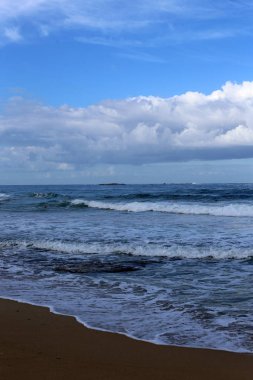 Akdeniz'de İsrail devletinin kuzey kıyısında 