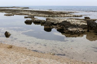 Akdeniz'de İsrail devletinin kuzey kıyısında 