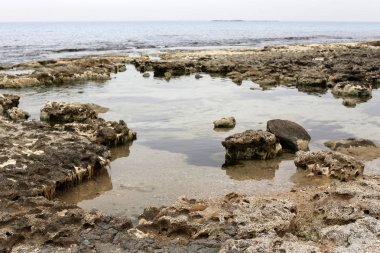 Akdeniz'de İsrail devletinin kuzey kıyısında 