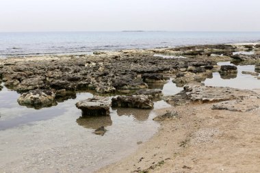 Akdeniz'de İsrail devletinin kuzey kıyısında 