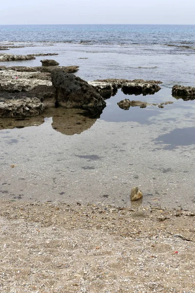 Kusten Medelhavet Norra Delen Staten Israel — Stockfoto