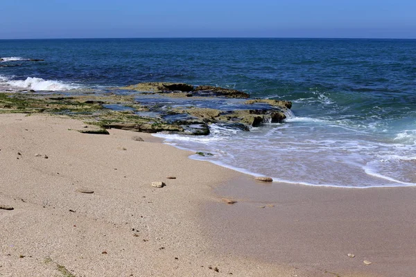 Kusten Medelhavet Norra Delen Staten Israel — Stockfoto