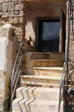 yukarı ve aşağı tırmanmaya merdiven adımlar bir dizi oluşur 