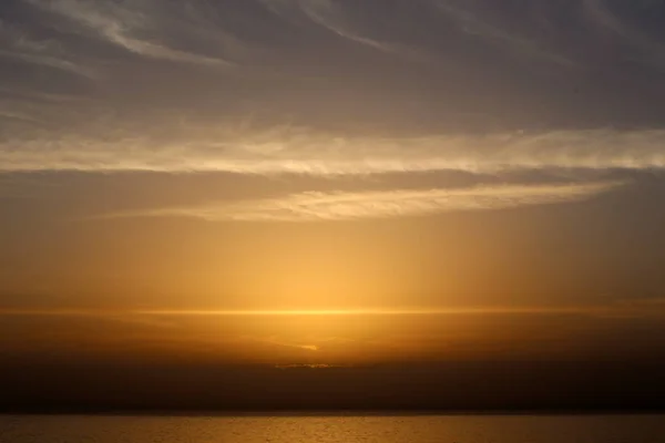 Sunset Mediterranean Sea North State Israel — Stock Photo, Image