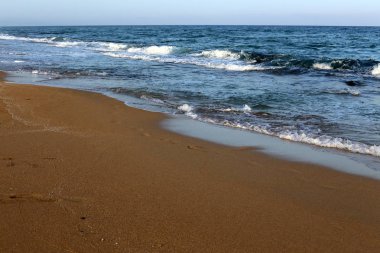 Akdeniz'de İsrail devletinin kuzey kıyısında 