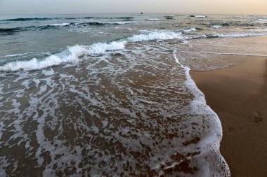 Akdeniz'de İsrail devletinin kuzey kıyısında 