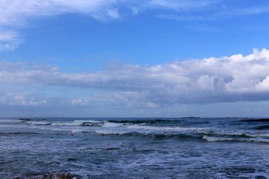 Akdeniz'de İsrail devletinin kuzey kıyısında 