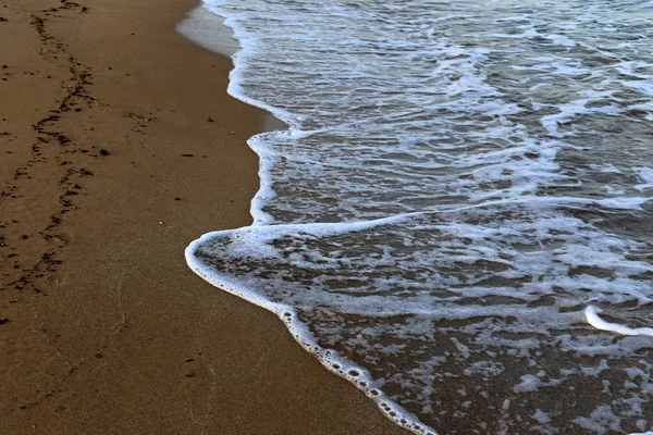 Coast Mediterranean Sea North State Israel — Stock Photo, Image