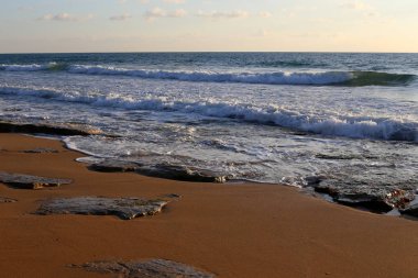 Akdeniz'de İsrail devletinin kuzey kıyısında 